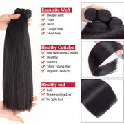 Super Double Drawn bundles Same Length Strands in the bundles from One Donor 1B