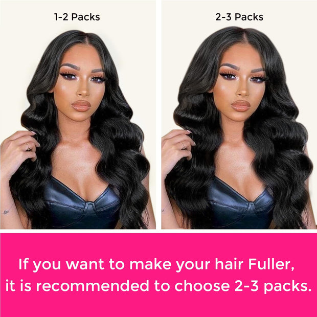 Clip In Premium Hair Extensions Body Wave High Quality 100 Human Hair