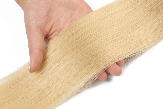 Straight Golden Blonde 613 Human Hair