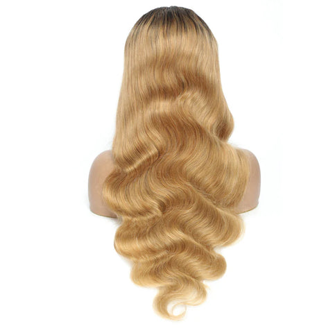 1B/27 Ombre Body Wave 4x4 Lace Closure Wigs