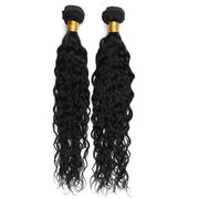 Affordable Hair Water Wave  black 1B color 1 bundle hair extension 100% human Hair