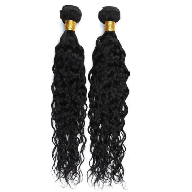 Affordable Hair Water Wave  black 1B color 1 bundle hair extension 100% human Hair