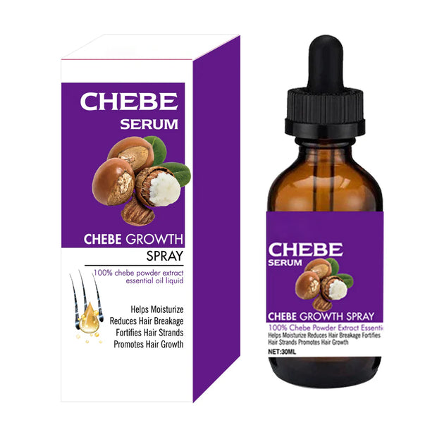 Chebe Intense Hair Growth Set Shampoo & Conditioner + Chebe Growth Hair Solution + Scalp Hair Massager