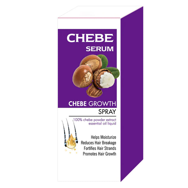 Chebe Intense Hair Growth Set Shampoo & Conditioner + Chebe Growth Hair Solution + Scalp Hair Massager