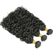 Affordable Hair Water Wave  black 1B color 1 bundle hair extension 100% human Hair