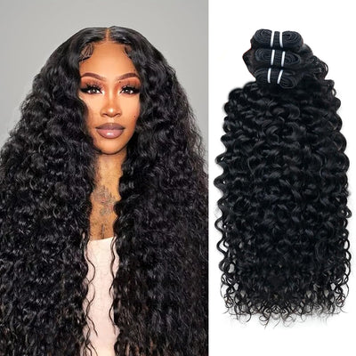 Double Drawn Bermese Curly Full End Unprocessed 100% Human Hair Natural Color