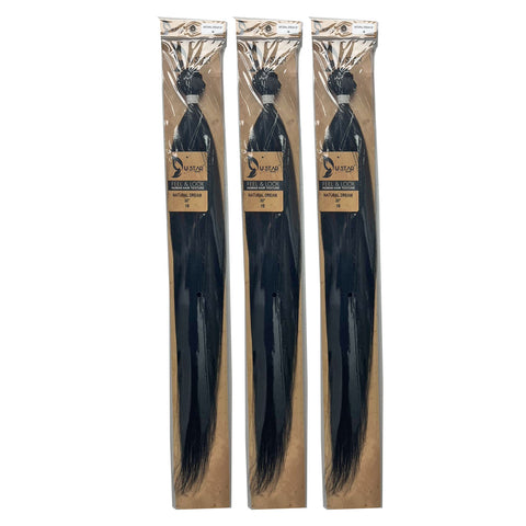 Ustar Dream Bundle 30 inches Color 1B for Ponytail Quick Weave Top Quality Fibers FEEL & LOOK HUMNA HAIR