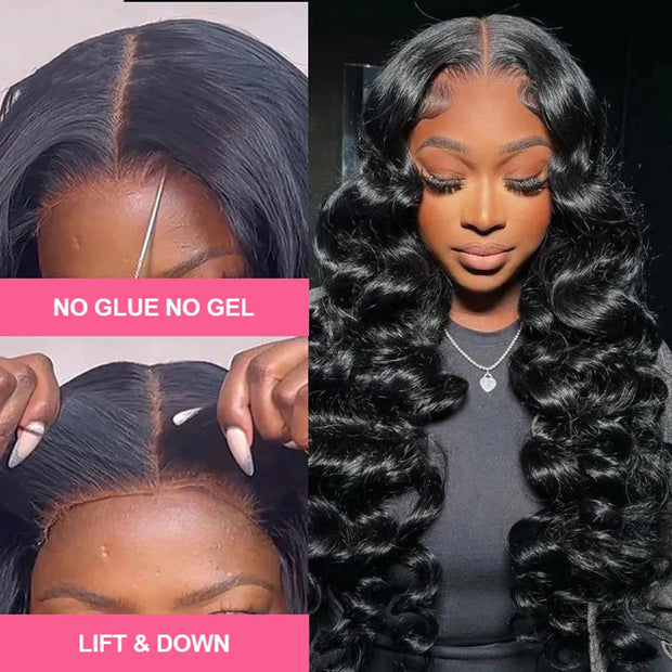 Wear Go Glueless Wig Body Wave 5*5 HD Lace wig Pre-Cut lace closure 100 virgin Human Hair natural color