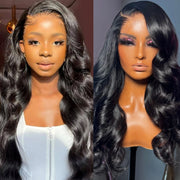 5x5 Lace wIG Wear and Go Glueless Pre-Cut Lace Closure wig Natural Color 100 Virgin Human Wig 5 styles