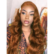 Auburn Color Wig  Perfect color for Fall and Winter Front Lace Side Park 200% Density