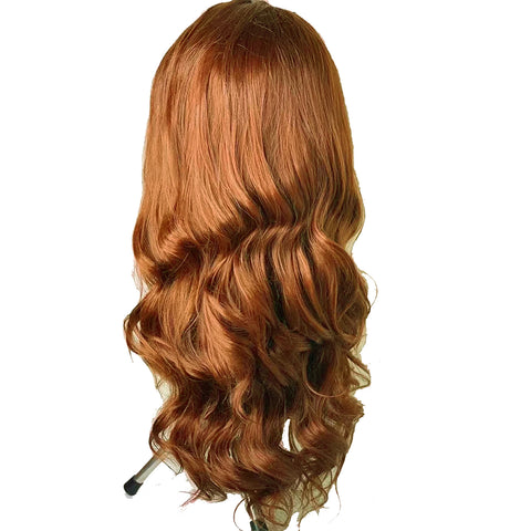 Auburn Color Wig  Perfect color for Fall and Winter Front Lace Side Park 200% Density