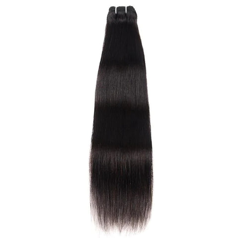 Black(#1) Double Drawn Full End Unprocessed Straight INDIAN RAW Hair