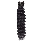 Double Drawn Indian Raw Deep Wave Full End Unprocessed 100% Human Hair Natural Color