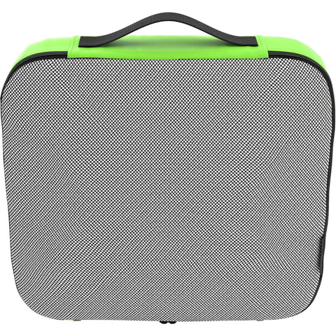 Travel Green Mesh 5 Set Packing Cube Organizers With Laundry Bag