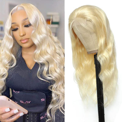 13x4HD Lace wig 613 Blonde Body Wave Wig HD full frontal blonde wig  highquality Human Hair Wig