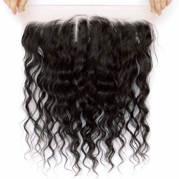 13x4 Lace Frontal WATER Wave Unprocessed 100% Human Hair