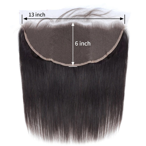 13x6 Lace Frontal Straight Ustar Unprocessed 100% Human Hair