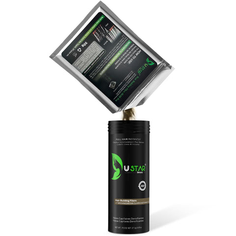 Ustar Hair Building Fibers Refill 50 Grams for Hair Loss Concealing -  Buy One Get One 50% Off