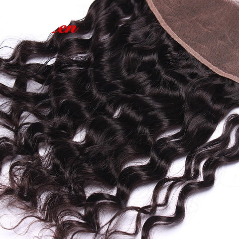 13x4 Lace Frontal WATER Wave Unprocessed 100% Human Hair