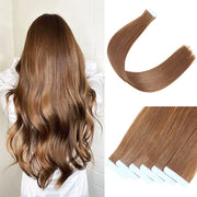 Tape In Extensions Human Hair Straight 20 pcs/pack, 50 grams add gift
