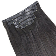 Seamless Clip in Hair Extensions for Black Women Real Human Hair,7 Pcs Thick Hair Extensions Real Human Hair Clip Ins
