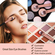 BS-MALL 16pcs+1pcs Makeup Brushes Premium Synthetic Professional Brushes Kit