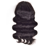 13x4HD Lace Frontal wig body wave 100 Human Mink Wavy hair Natural Black Hair Wig