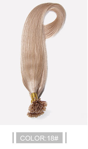 Ustar 100% Human Hair Quality U Tip Hair Extensions #18