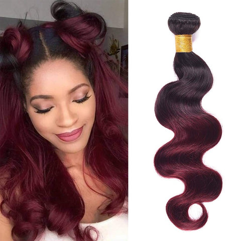  Brazilian burgundy red hair Body Wave 100% Virgin Human Hair