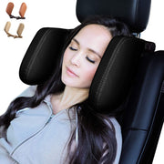 Caujon Car Headrest Pillow - Car Seat Head Support For Kids And Adult For Travelling (Black)