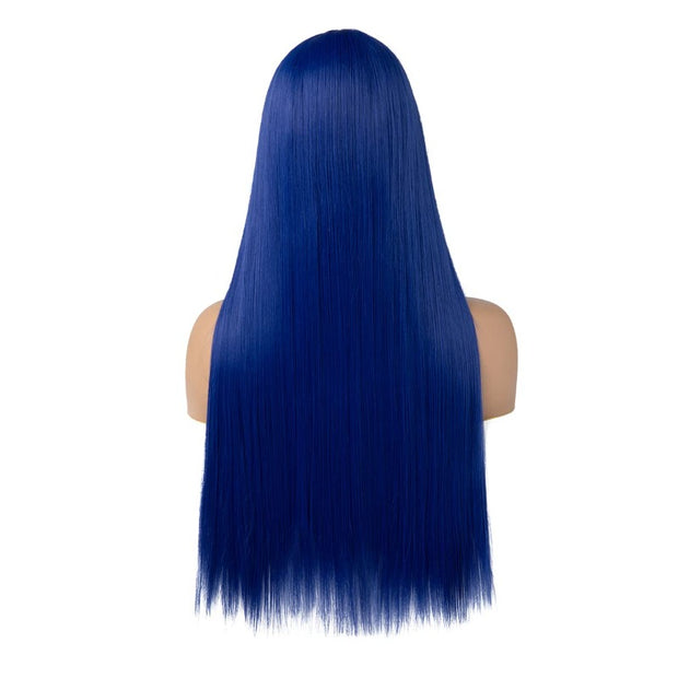 Blue Straight 13x4 Lace Front Wigs