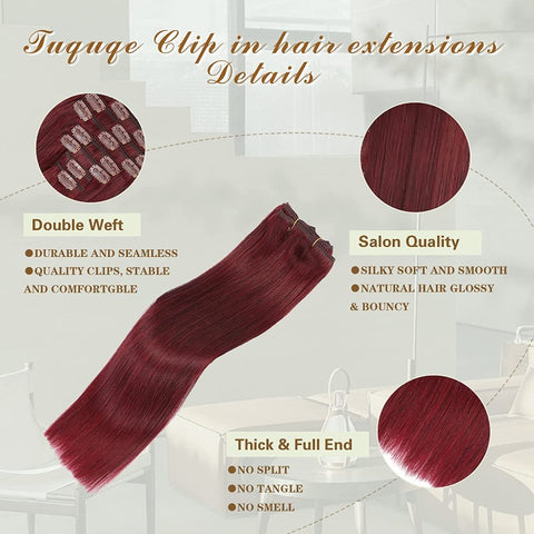 Clip In Straight Body Wave Jerry Curl Human Hair
