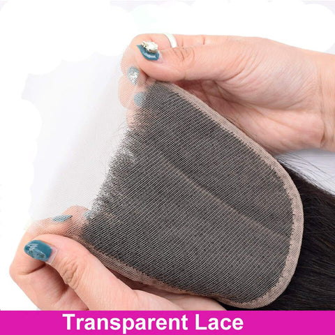 Body Wave Transparent Lace Closure 