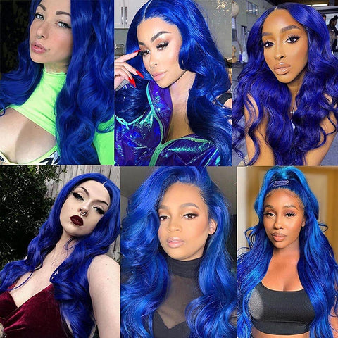 Blue Body Wave wig