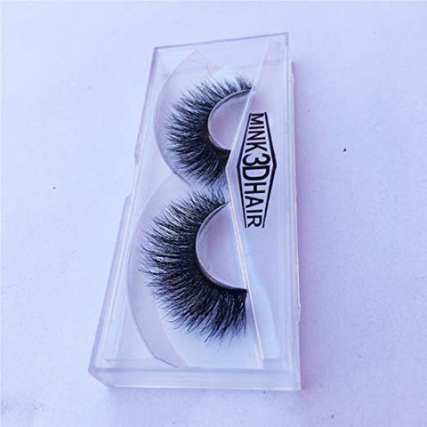 Long Thick Dramatic Look Handmade Reusable 3D Mink Eyelashes For Makeup