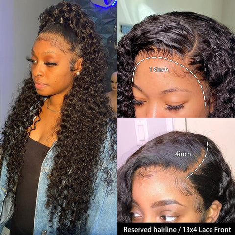 HD lace Water Wave Wig
