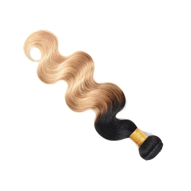 Ombre   Black and Blonde Body Wave 100% Virgin Human  Hair