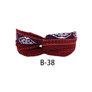 Boho Elastic Wrap Floral Twist Knot Headband Turban Multicolor Sports Hairband