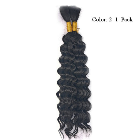 Hot Selling Deep Bulk Braiding Hair,Human Hair blend, Micro Braids,Length 18,  9 Color Available