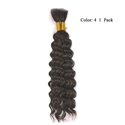 Hot Selling Deep Bulk Braiding Hair,Human Hair blend, Micro Braids,Length 18,  9 Color Available