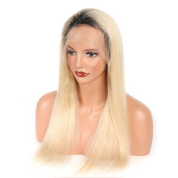 Ustar Full Lace Wig Ombre 1B/613 150% Straight Hair