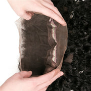 Ustar 100% Human Hair 360 Lace CLOSURE Deep Wave