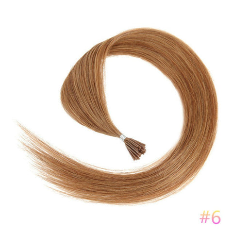 Ustar  100% Human Hair Quality I Tip Straight Hair Extensions #6
