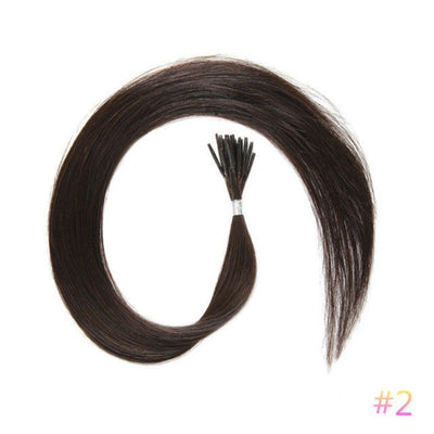Ustar 100% Human Hair Quality I Tip Straight Hair Extensions #2