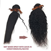 Pack Wet and Weave Curly Hair