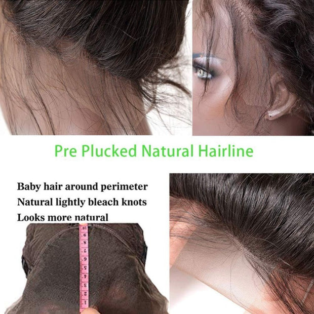 13x6 HD Lace Frontal Wig Loose Deep 100 Unprocessed Virgin Mink Human Hair