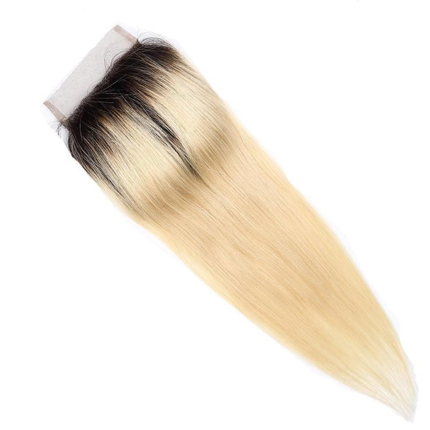 Ombre Honey Blonde Straight Human Hair
