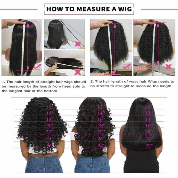 Loose Wave Wig Human Natural Black Virgin Hair With 3 Extra Free Color Headbands