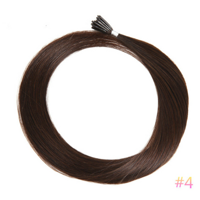 Dark Chocolate Brown Straight Human Hair Extensions
