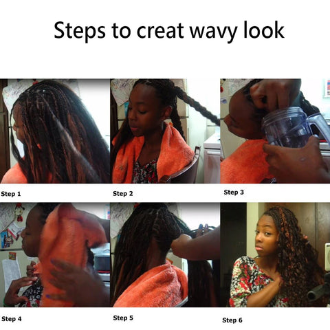 Wet N Wavy Bulk hair human hair blend Braiding 